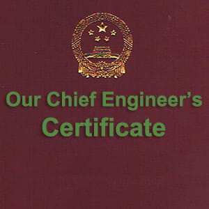 Chief Engineer's Certificate