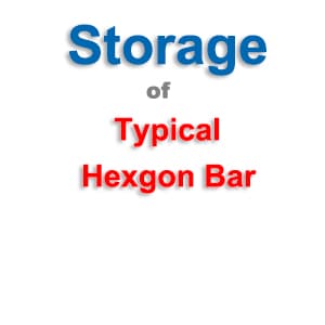 Hexgon Bar Storage