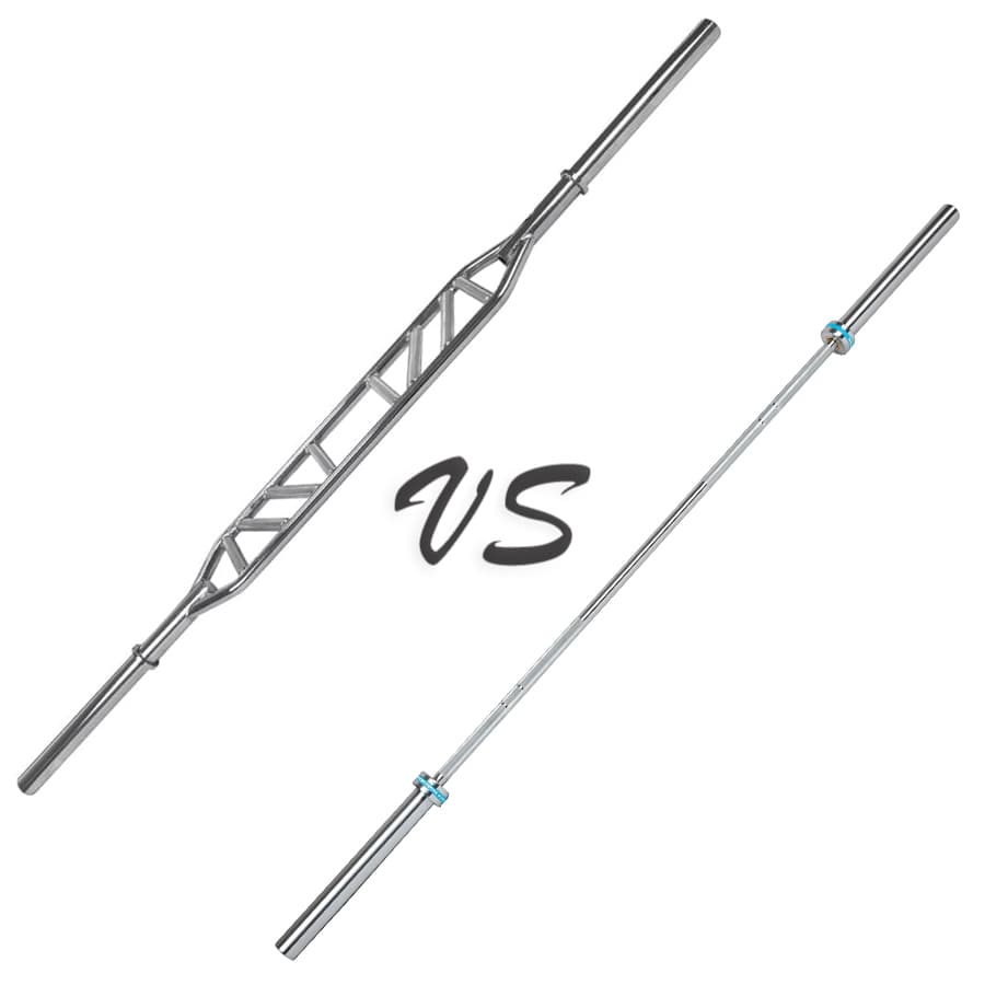 Multi grip Swiss bar vs Olympic barbell MANTA Fitness
