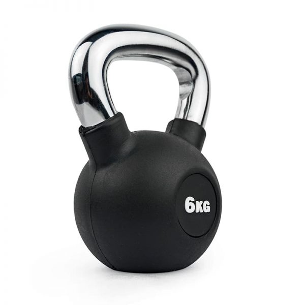 rubber coated kettlebells
