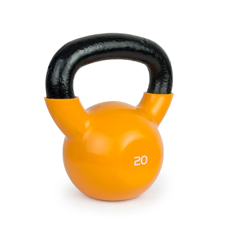 vinyl coated kettlebell