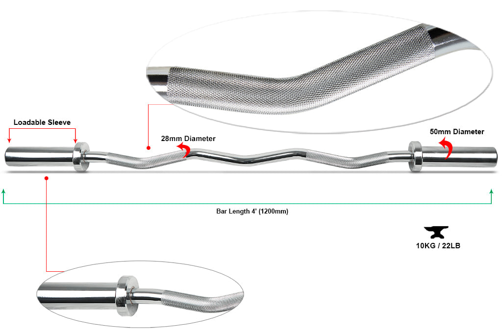 ez curl bar