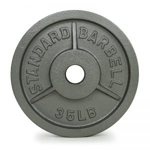 standard barbell plates