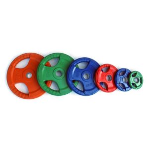 color rubber grip weight plates